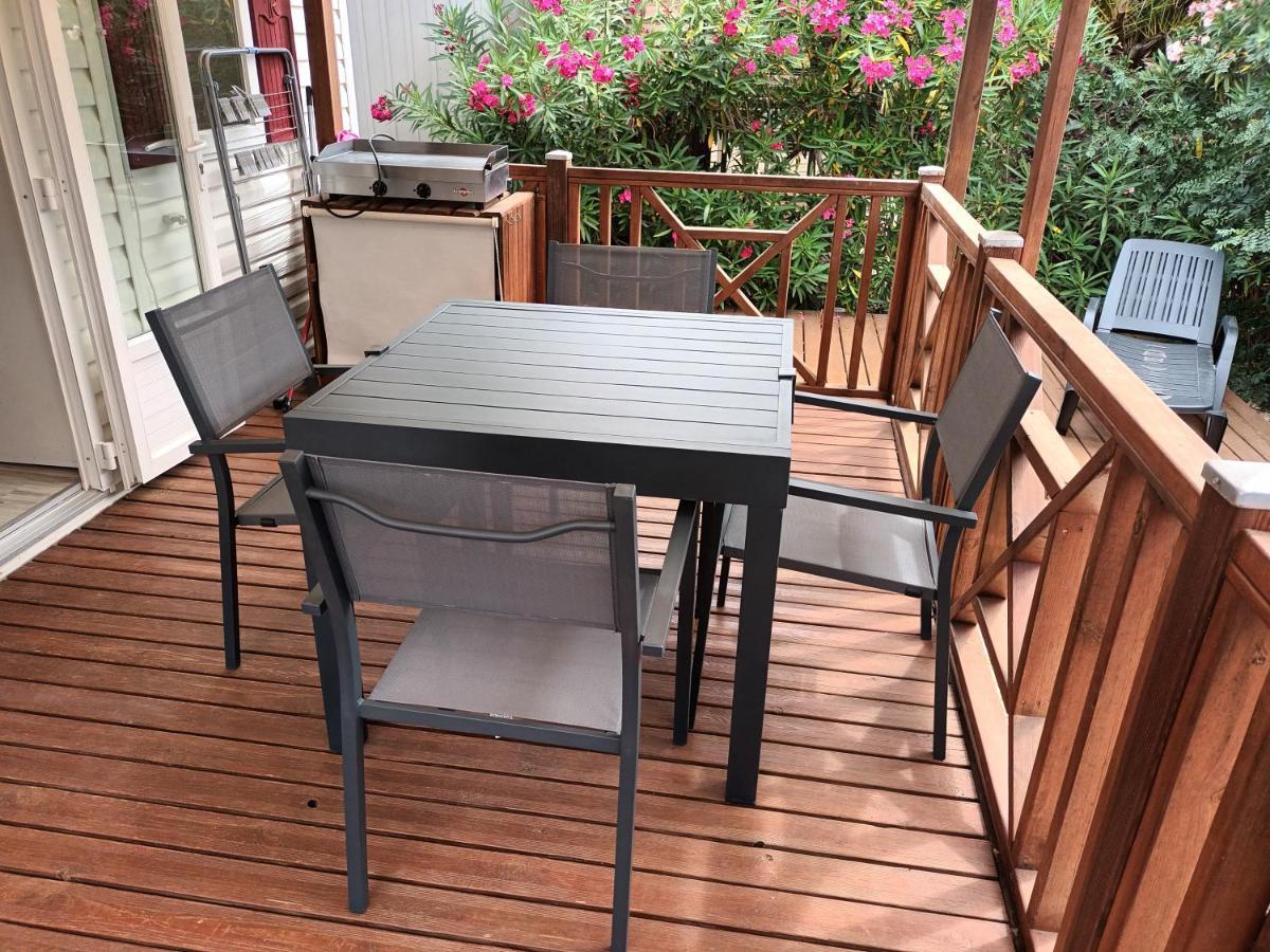 Camping Le Clos Du Thym อาร์เจเลส-ซัวร์-แมร์ ภายนอก รูปภาพ